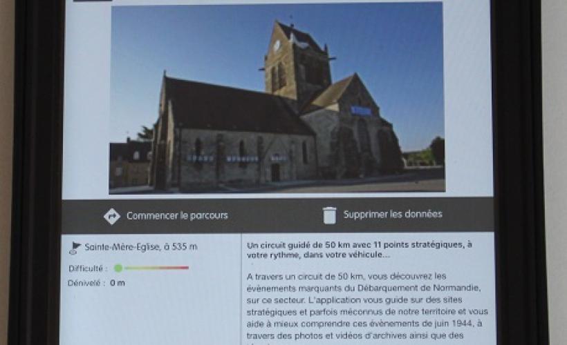 tablette Musée à Ciel Ouvert_OT Baie du Cotentin